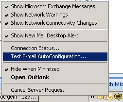 Test E-mail Autoconfiguration