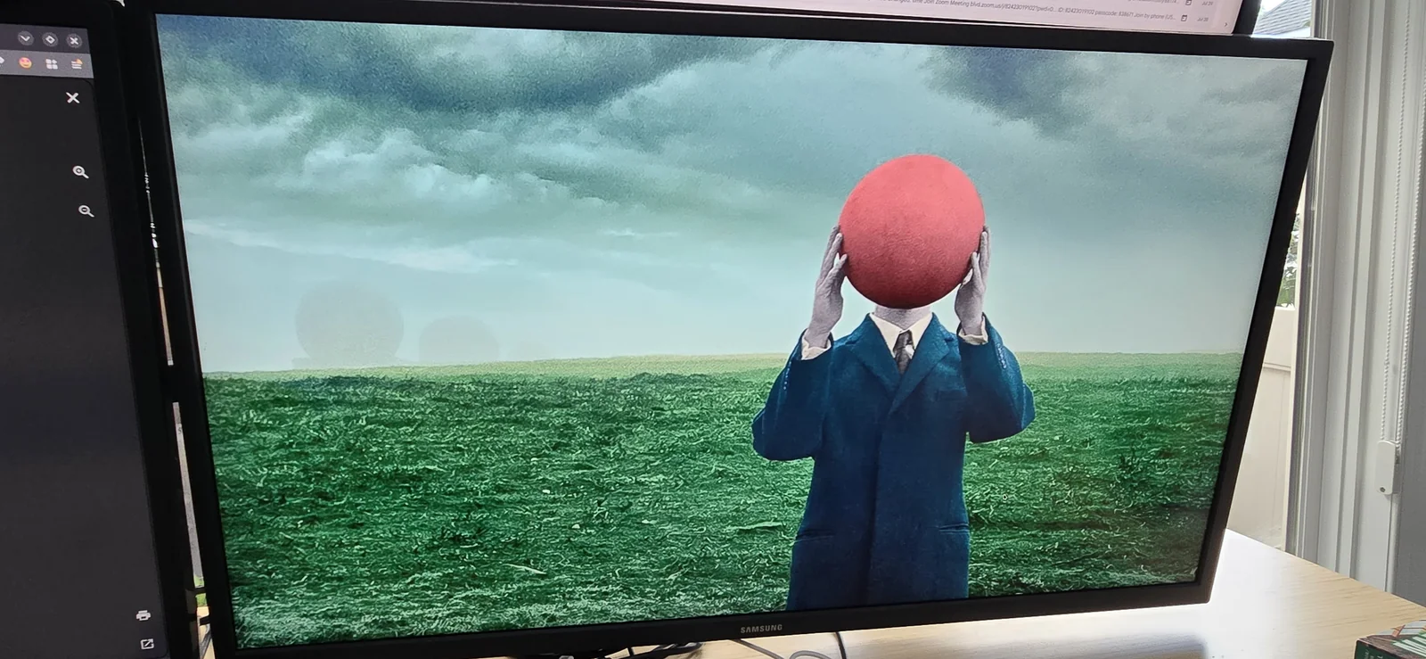 Before applying the saturation matrix